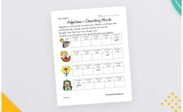 Adjective Five Senses Worksheet