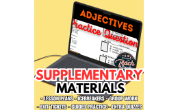 Adjectives Supplementary Materials - Grade 3-4 Grammar (PDF)