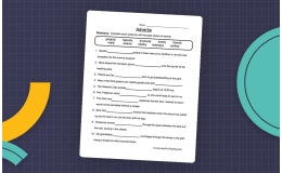 Adverb Fill in the Blanks Worksheet