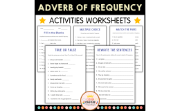 Adverb of Frequency Grammar Worksheets - Exercise About Adverbs