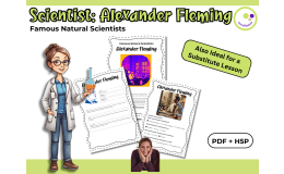 Alexander Fleming– Fact Sheet, Quiz & Interactive PDF incl. H5P