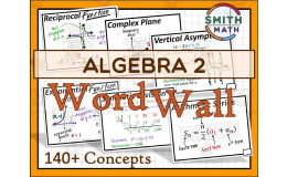 Algebra 2 Word Wall