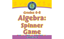 Algebra: Spinner Game for 6th-8th | PC Software