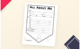 All About Me Banner