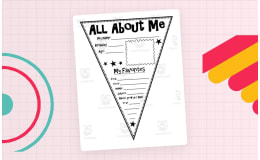 All About Me Staff Pennant Bundle