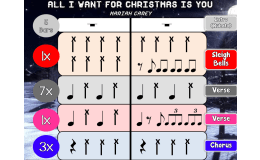 All I Want for Christmas is You, Mariah Carey - CHRISTMAS BUCKET DRUMMING!