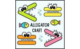 Alligator Math Craft – Comparing Numbers Pre-K–2