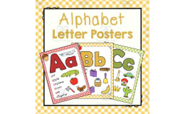 Alphabet Letter Posters | Letter of the Week Activity Book
