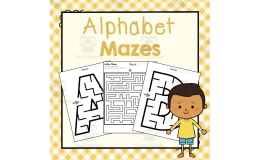 Alphabet Mazes | Letter of the Week Activity Book