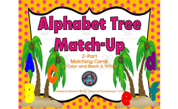 Alphabet Tree Match-Up Cards