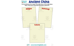 Ancient China Activity
