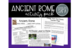 Ancient Rome Activity Pack - VA SOL Aligned