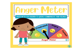Anger Meter: Colour-Coded Feelings Scale