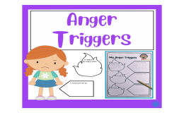 Anger Triggers Worksheet