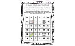 Animal Capture Subtraction Game