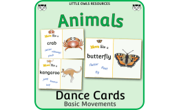 Animal Dance Cards - Basic Movements