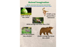 Animal Imagination Movement Printable