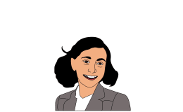 Anne Frank Illustration – Color & Line Art Set