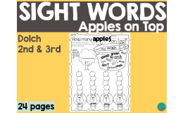 Apple Sight Word