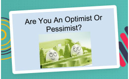 Are You An Optimist or Pessimist SEL presentation & Survey!