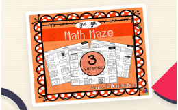 Area and Perimeter Math Maze