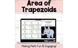 Area of Trapezoids Self-Checking Digital Activity