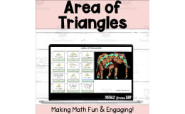 Area of Triangles Digital Self-Checking Activity