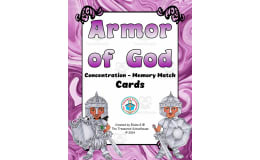 Armor of God Concentration Cards