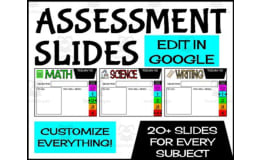 Assignment Slides | Edit in Google Slides | Distance Learning Slides
