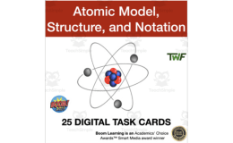 Atomic Model, Structure, and Notation Digital Boom Cards