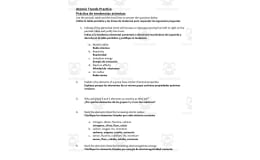 Atomic Trends Practice ESL: Spanish version