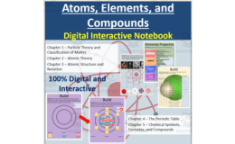 Atoms, Elements, and Compounds - Digital Interactive Notebook