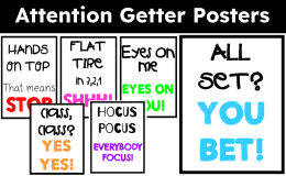 Attention Getter Posters
