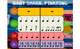 Baby Shark, PINKFONG - SEMI-ADVANCED BUCKET DRUMMING!