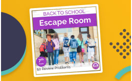 Back to School 7th Grade Math Review Activity| Digital Escape Room