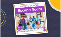 Back to School 8th Grade Math Review Activity| Digital Escape Room