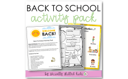Back To School Activity Pack