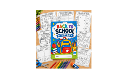 Back to School All About Me Craft First Grade Activities Workbook