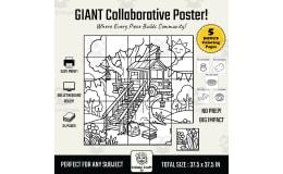 Back to School Collaborative Poster School Bus Treehouse K-5