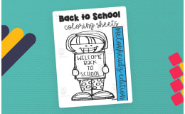 Back to School Coloring Sheets