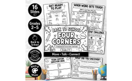 Back to School Four Corners Icebreaker Game | First Week of School