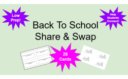 Back To School Share & Swap