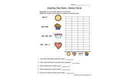 Baking Graphing Tally Marks Worksheet