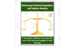 Balancing Chemical Equations - 7 Engaging Lab Station Activities