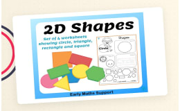 Basic 2D Shapes Worksheets