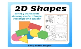 Basic 2D Shapes Worksheets