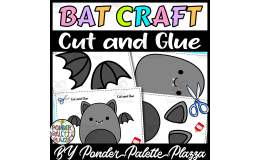 Bat Craft - Cut and Glue Activity