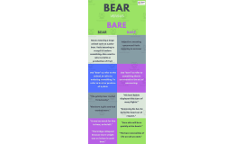 Bear v. Bare | Advanced Lesson Plan