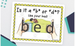 BED Anchor Chart | Teaching B and D