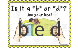 BED Anchor Chart | Teaching B and D